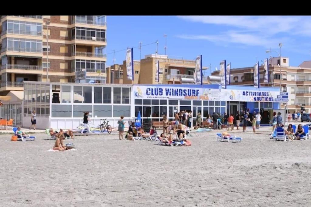 Apartamento Frente Al Mar, Familiar Y Acogedor. Санта Пола Экстерьер фото